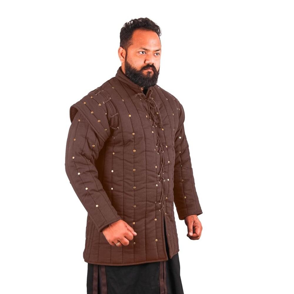 Gambeson Quilted Costumes Padded Armor for Renaissance and Cosplay for medievals